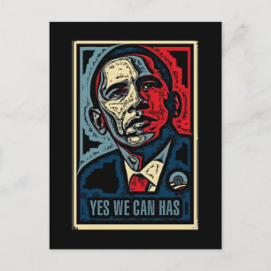 Carte Postale Oui, Nous Le Pouvons,