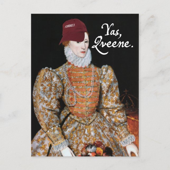 Carte Postale Oui, Qveene !Carte postale (Devant)