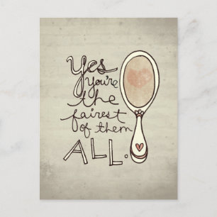 Carte Postale oui vous êtes les plus justes