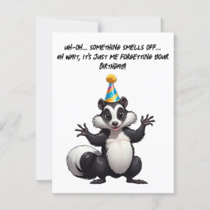 Carte Postale Oups ! J'ai oublié votre anniversaire — Ça craint 