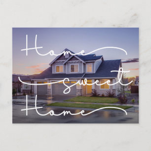Carte Postale Our New Home Modern Photo Moving Announcement Post