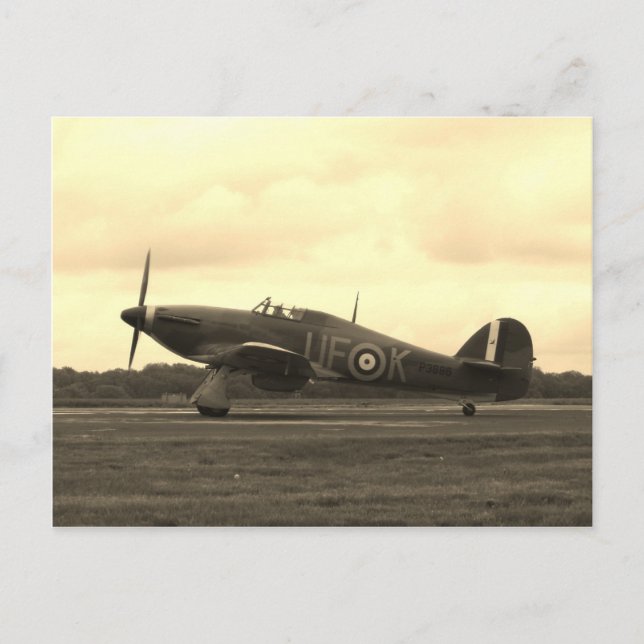 Carte Postale Ouragan de colporteur de Sepiatone (Devant)