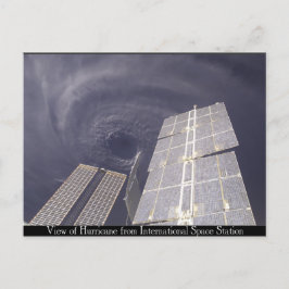 Carte Postale Ouragan de la station spatiale