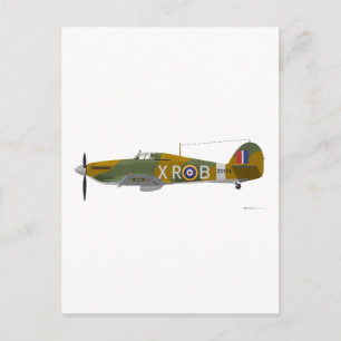 Carte Postale Ouragan Hawker