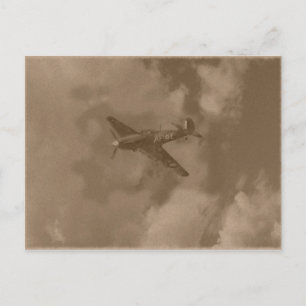 Carte Postale ouragan sépia