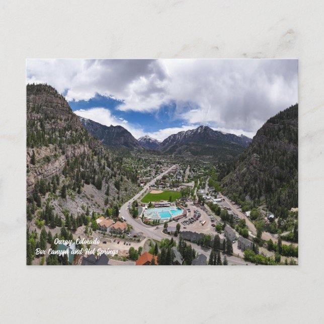 Carte postale Ouray, Colorado Hot Springs (Devant)