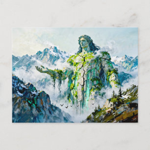 Carte Postale Ourea Esprits primordiaux des Montagnes de Grèce