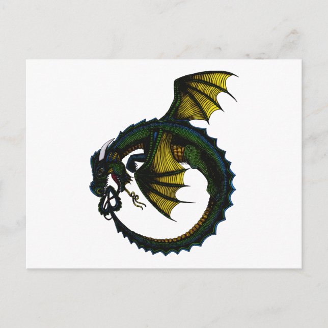 Carte Postale Ouroboros Dragon (Devant)