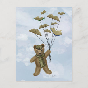 Carte Postale Ours avec papillons du livre 3