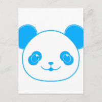 Ours bleu Kawaii Panda
