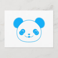 Ours bleu Kawaii Panda