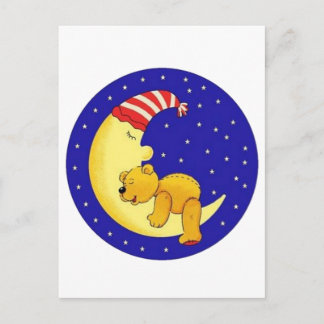 Carte Postale Ours du sommeil