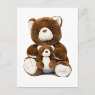 Carte Postale ours en peluche