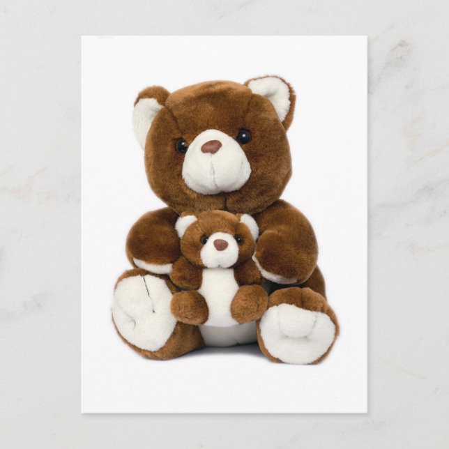 Carte Postale ours en peluche (Devant)