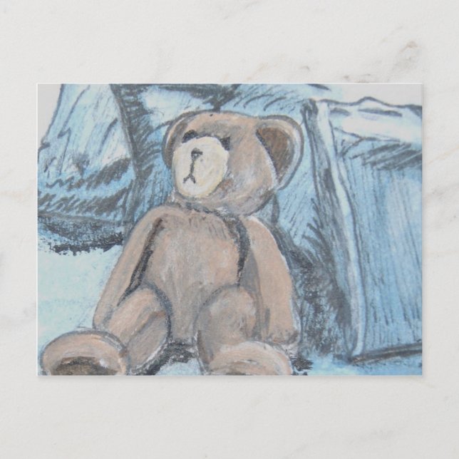Carte Postale Ours en peluche (Devant)