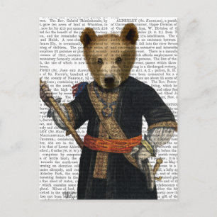 Carte Postale Ours en Robes Bleues 2