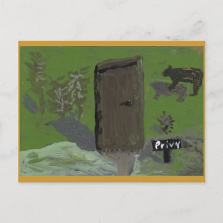 Carte Postale Ours et privé