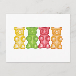 Carte Postale Ours gommeux