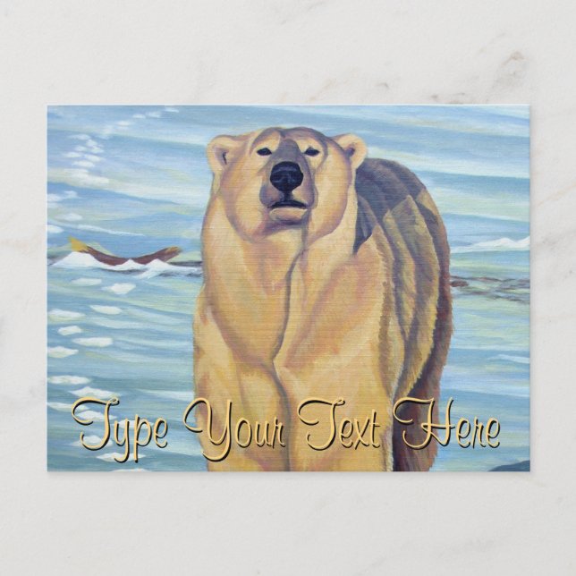 Carte postale Ours Polaire Cartes postales Ours Po (Devant)