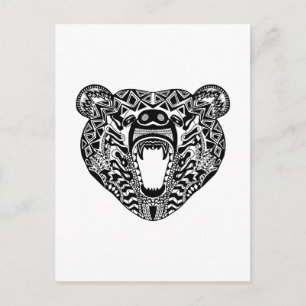 Carte Postale Ours style