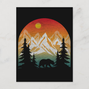 Carte Postale Ours vintage