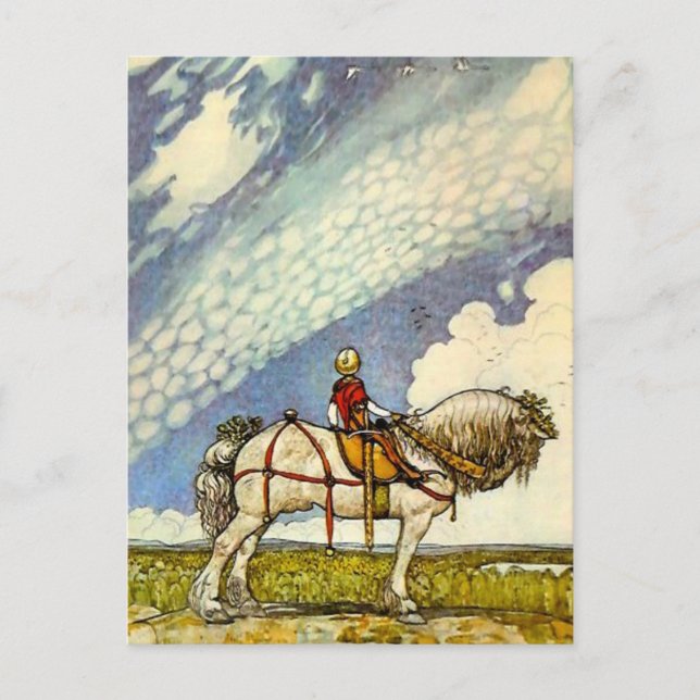 Carte Postale "Out In the Wide World" par John Bauer (Devant)