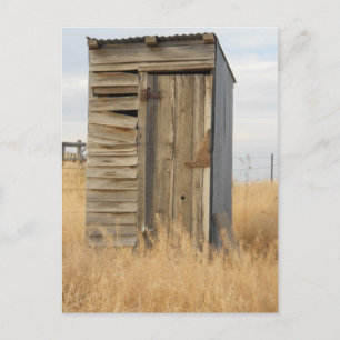 Carte Postale "Outhouse"