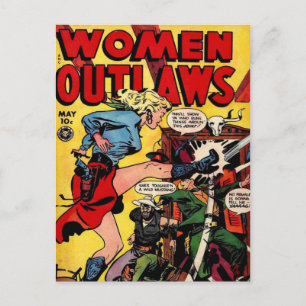 Carte Postale Outlaw de Cowgirl