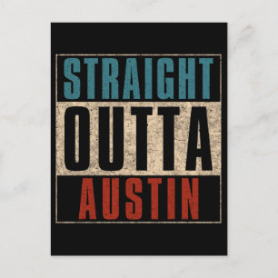 Carte Postale Outta Austin Texas TX USA