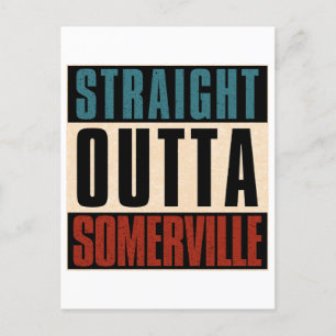 Carte Postale Outta Somerville Massachusetts MA