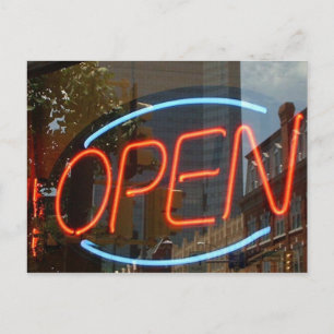 Carte Postale Ouvert