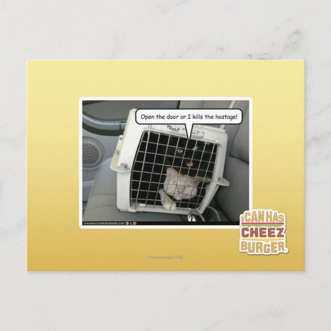 Carte Postale Ouvrez la porte (Devant)