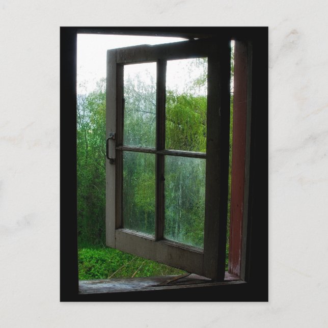 Carte Postale Ouvrir la fenêtre (Devant)