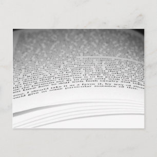 Carte Postale Ouvrir le livre