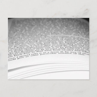 Carte Postale Ouvrir le livre