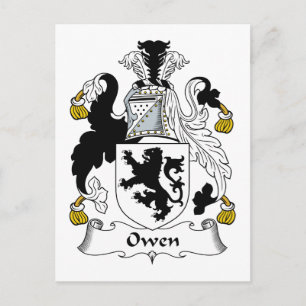 Carte Postale Owen Family Crest