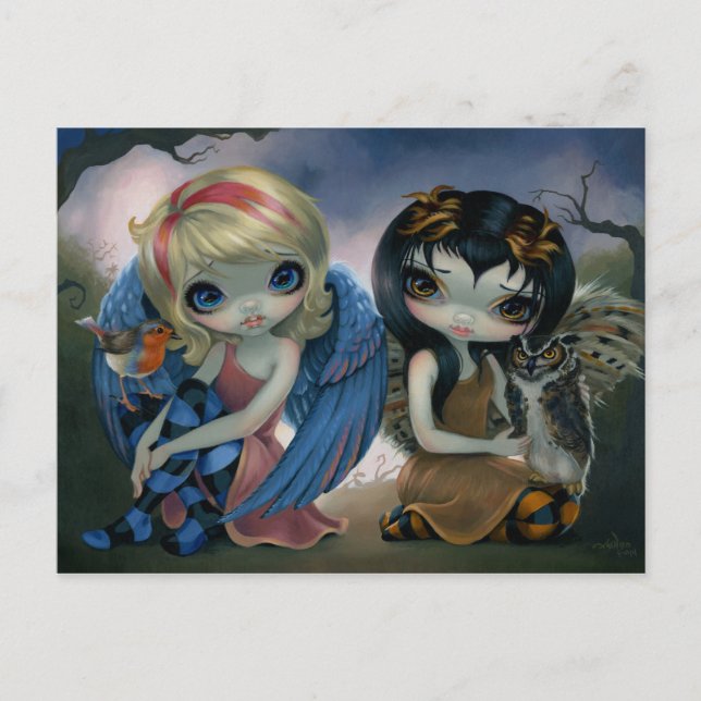 Carte postale "Owlyn and Robyn" (Devant)