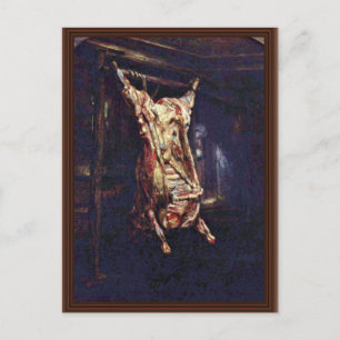 Carte Postale Ox Abattu Par Rembrandt Harmensz. Van Rijn (Be