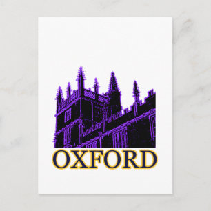 Carte Postale Oxford Angleterre 1986 spirales de construction