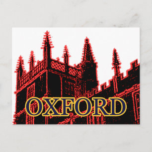 Carte Postale Oxford Angleterre 1986 spirales de construction