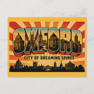 Carte Postale Oxford Angleterre Ville des Flèches de Rêve