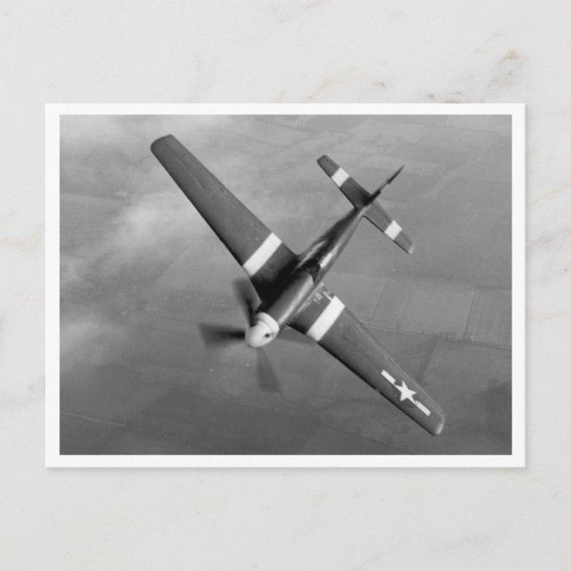 Carte Postale P51 Mustang - Cadillac du ciel (Devant)