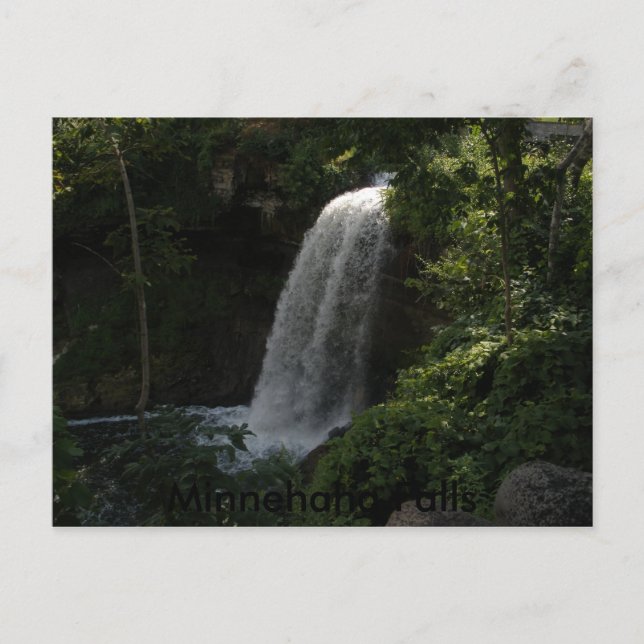 Carte Postale P8140044, Chutes Minnehaha (Devant)