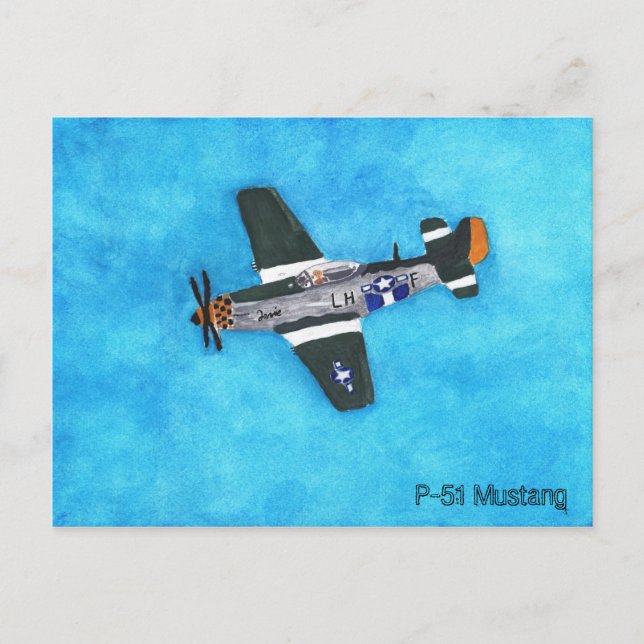 Carte Postale P-51 Mustang (Devant)