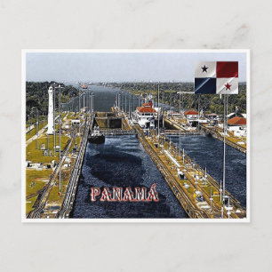 Carte Postale PA0003 Amérique - Panama - Verrouillages des canau