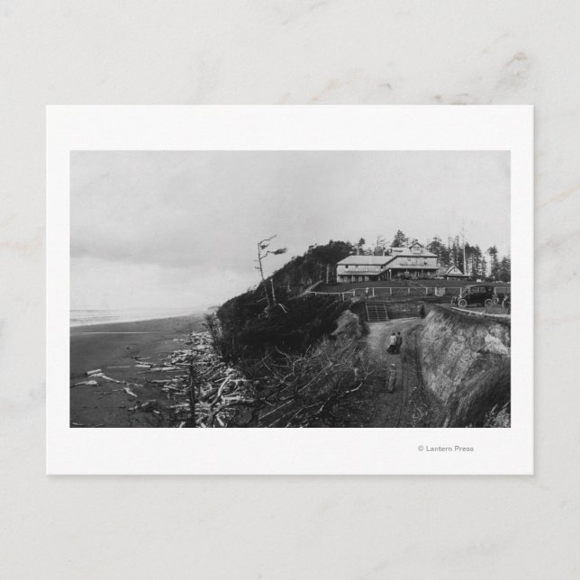 Carte Postale Pacific Beach, WA - Pacific Beach Hotel et Old (Devant)