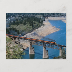 Carte Postale Pacifique Sud no 4449 au lac Shasta, Californie
