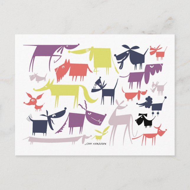 Carte Postale Pack chien (Devant)