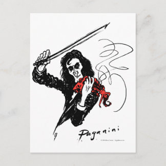 Carte Postale Paganini 300dpi b&w&red par color3