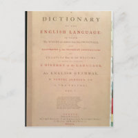 Page de titre du volume I de l'anglais